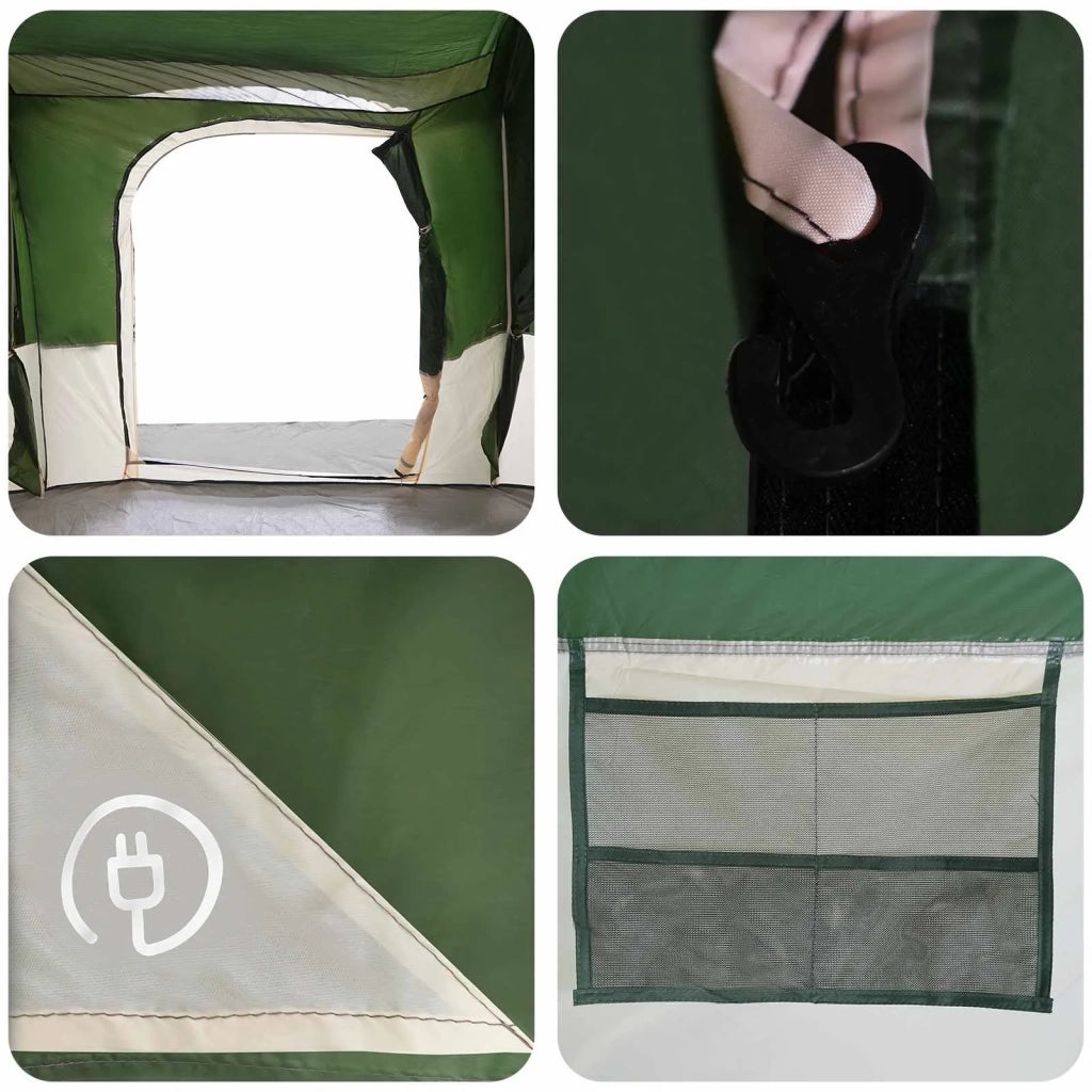 Tenda familiare con telo da pioggia resistente all'acqua Verde 42017460