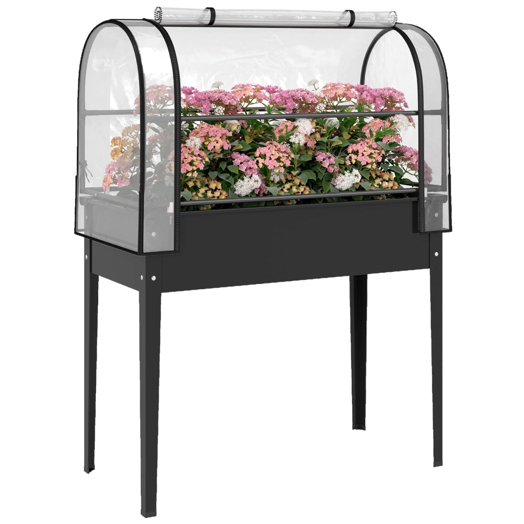 Hochbeet con serra ¨C zephmum ¨C nero