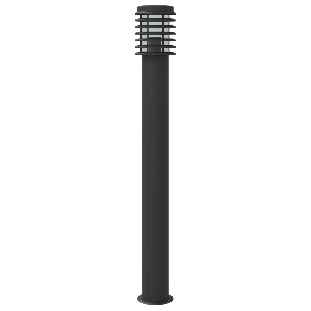 Lampada da Terra per Esterni Argento 110 cm in Acciaio Inox 4006363