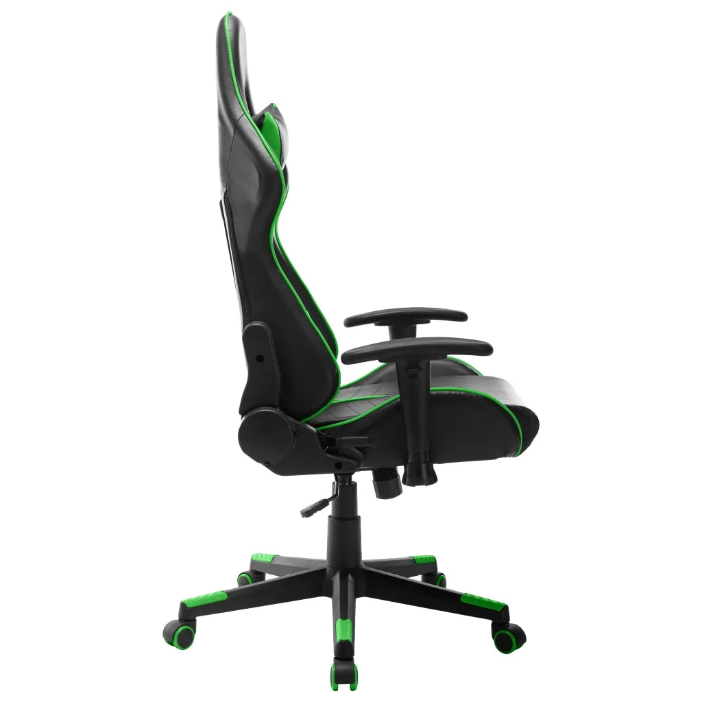 Sedia da Gaming | Sedia da e-sports Nera e Verde in Similpelle