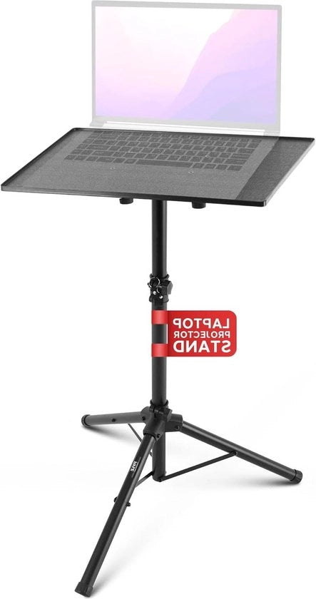 Stand di Studio Portatile per DJ con Altezza Regolabile Nero