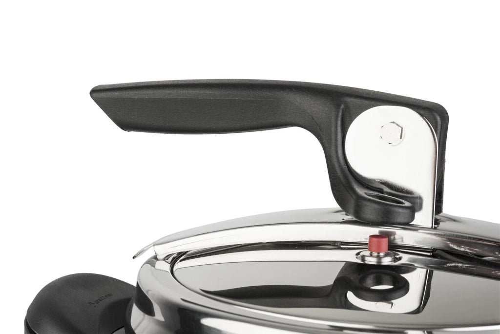 Barazzoni 52604500708010 Amelia+ Pentola a Pressione 7 L Acciaio Inox 18-10 Induzione Manico Ergonomico colore Nero