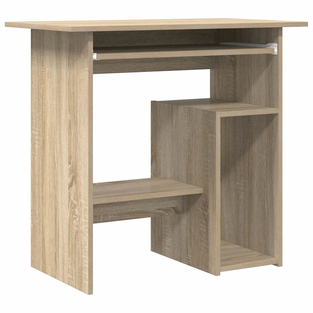 Scrivania Rovere Sonoma 80x45x74 cm in Legno Multistrato 801367