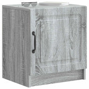 Set di 2 Comodini | Armadio da Notte | Mobiletto da notte Grigio Sonoma 43 x 34,5 x 47 cm