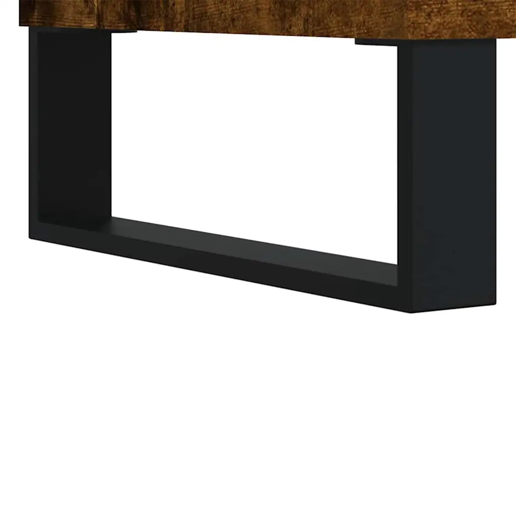 Armadietto Bagno | Armadio da bagno Rovere Fumo 65x33x60 cm in Legno Multistrato