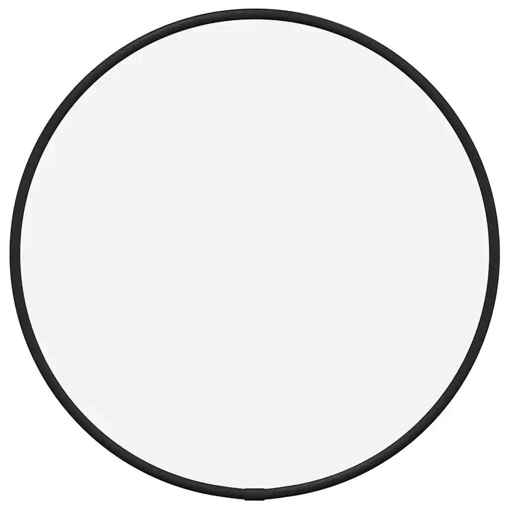 Specchio da Parete Nero Ø 30 cm Rotondo 348184