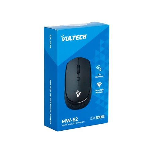 MOUSE WIRELESS ESSENCE 1600DPI 4TASTI BK