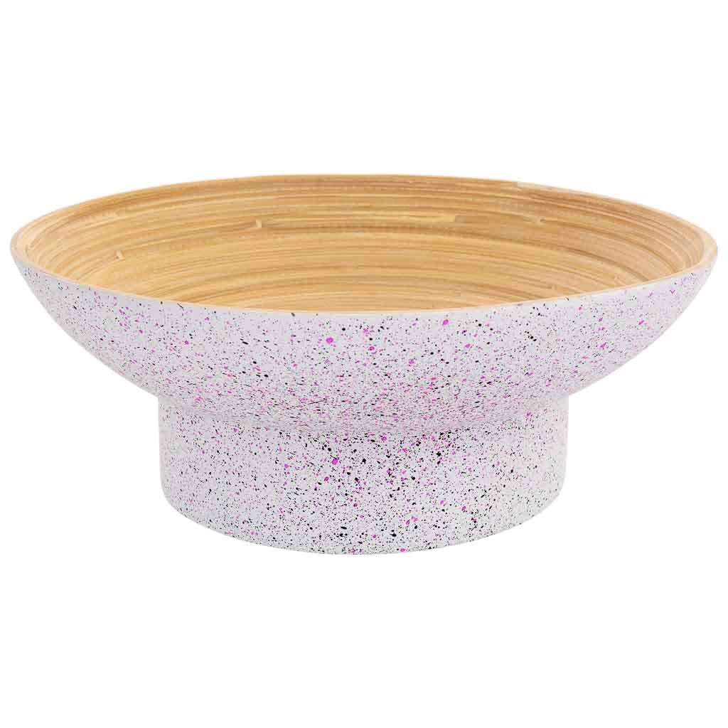 Centrotavola in bambù beige D30x10h cm