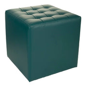 Sgabello imbottito verde 40x40x38h