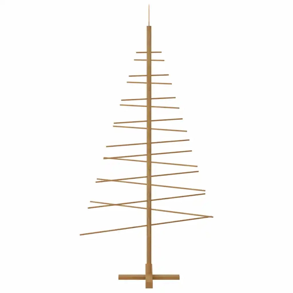 Albero di Natale in legno con supporto Marrone 180 cm Bambù 42018052