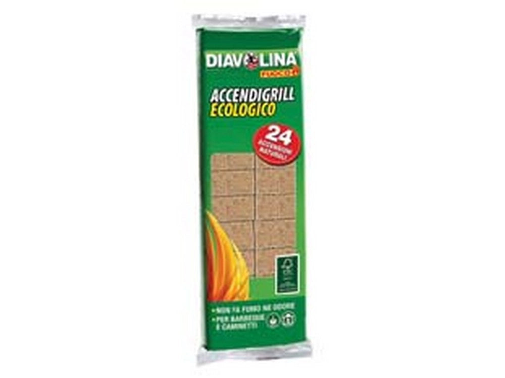 24pz diavolina accendifuoco ecologica 24 pz. - pz 24 cod:ferx.fer295420