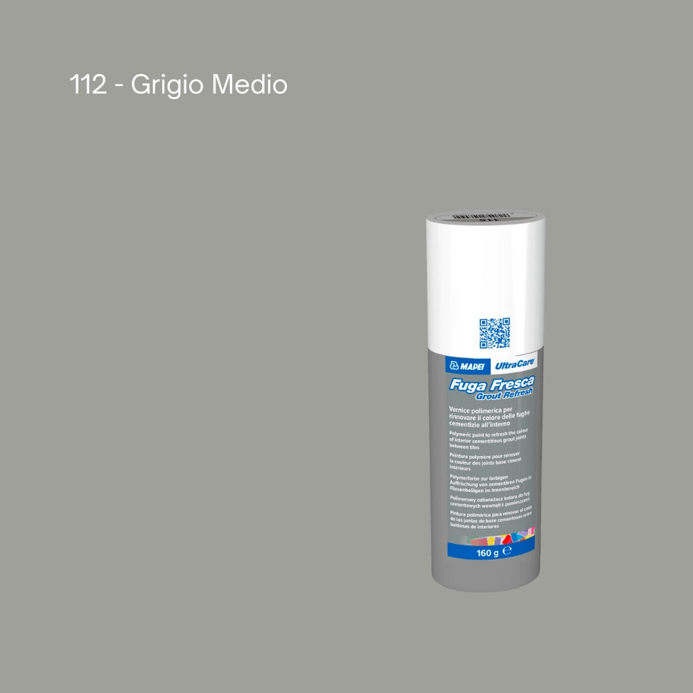 Rinnovo fughe sbiadite ripristinare pavimento ultracare fuga fresca 160 gr *** colore- grigio medio - 112, confezione 1