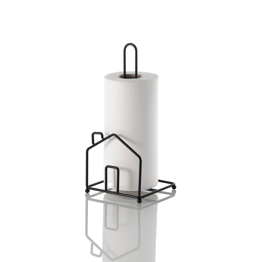 Portarotolo da cucina HOME nero