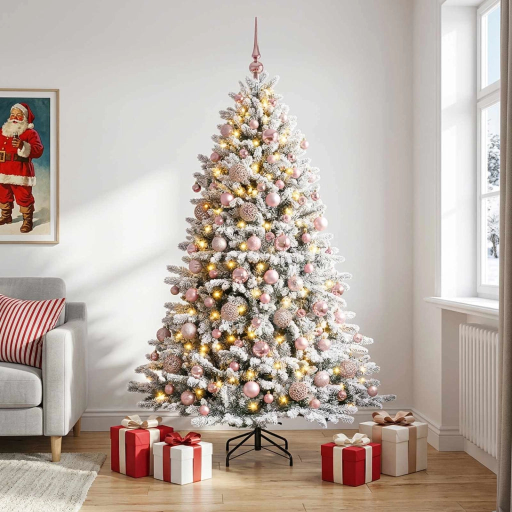 Albero di Natale Artificiale con Palline 240 cm 300 LED 3466686