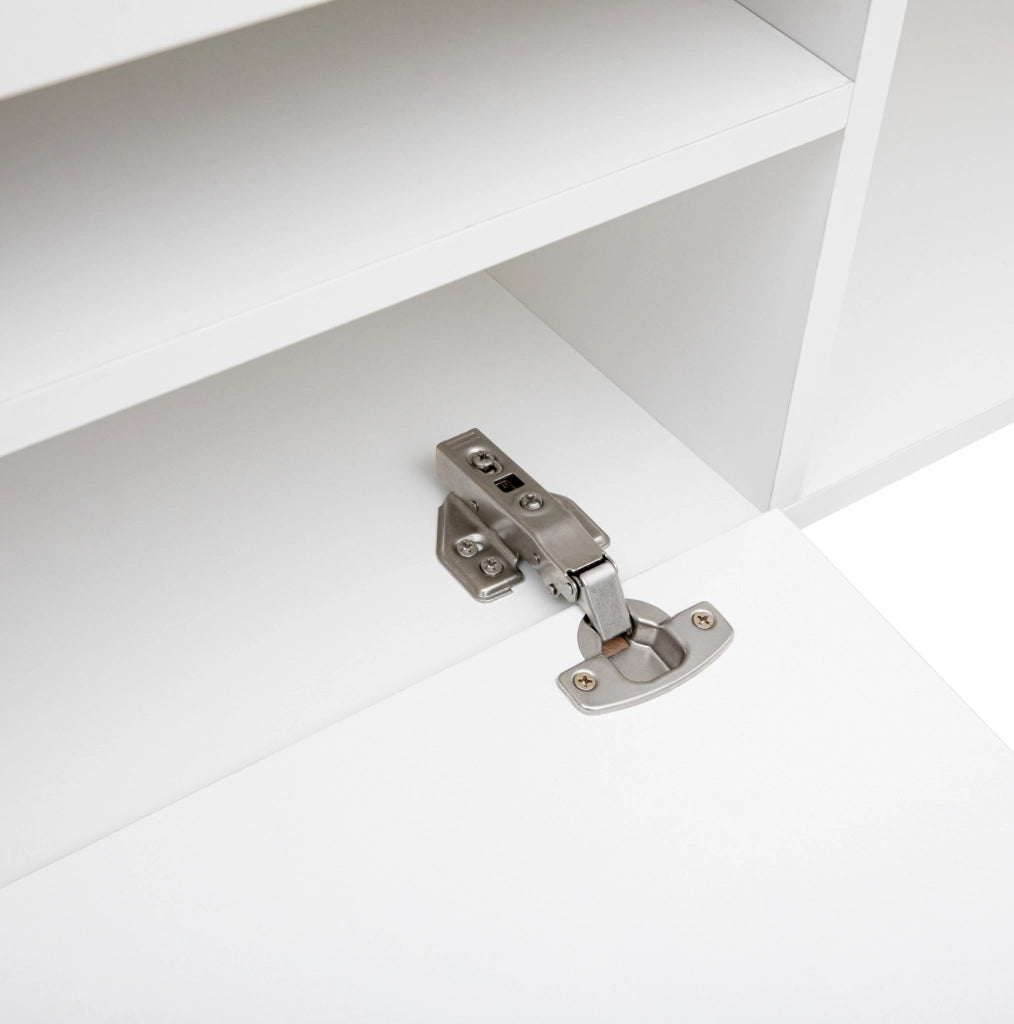 Mobile moderno con LED; pannello bianco in MDF; 240 cm