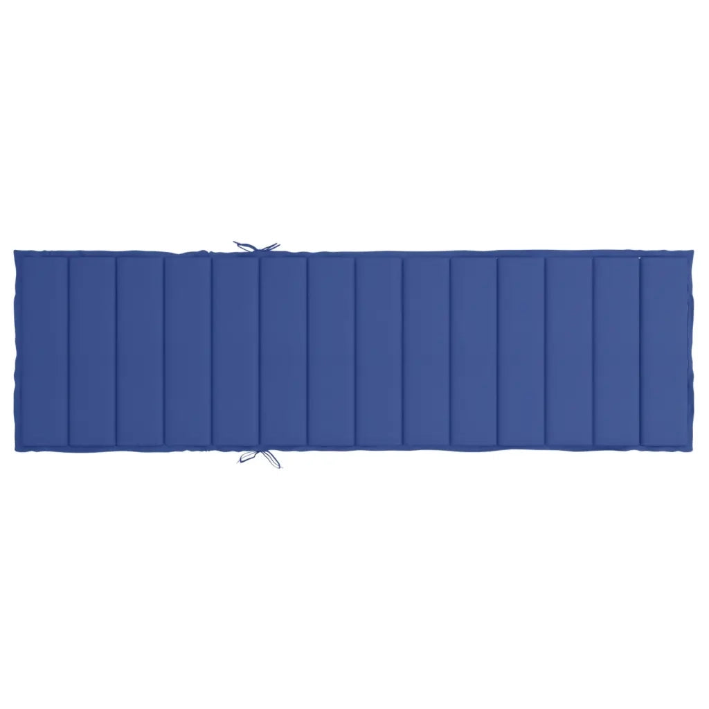 Cuscino per sedie | Cuscino per Lettino Blu Reale 200x70x3 cm in Tessuto Oxford