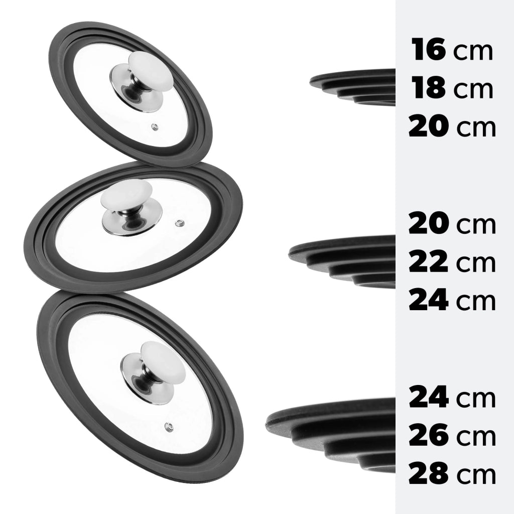 KADAX Coperchio multisize 24/26/28 cm