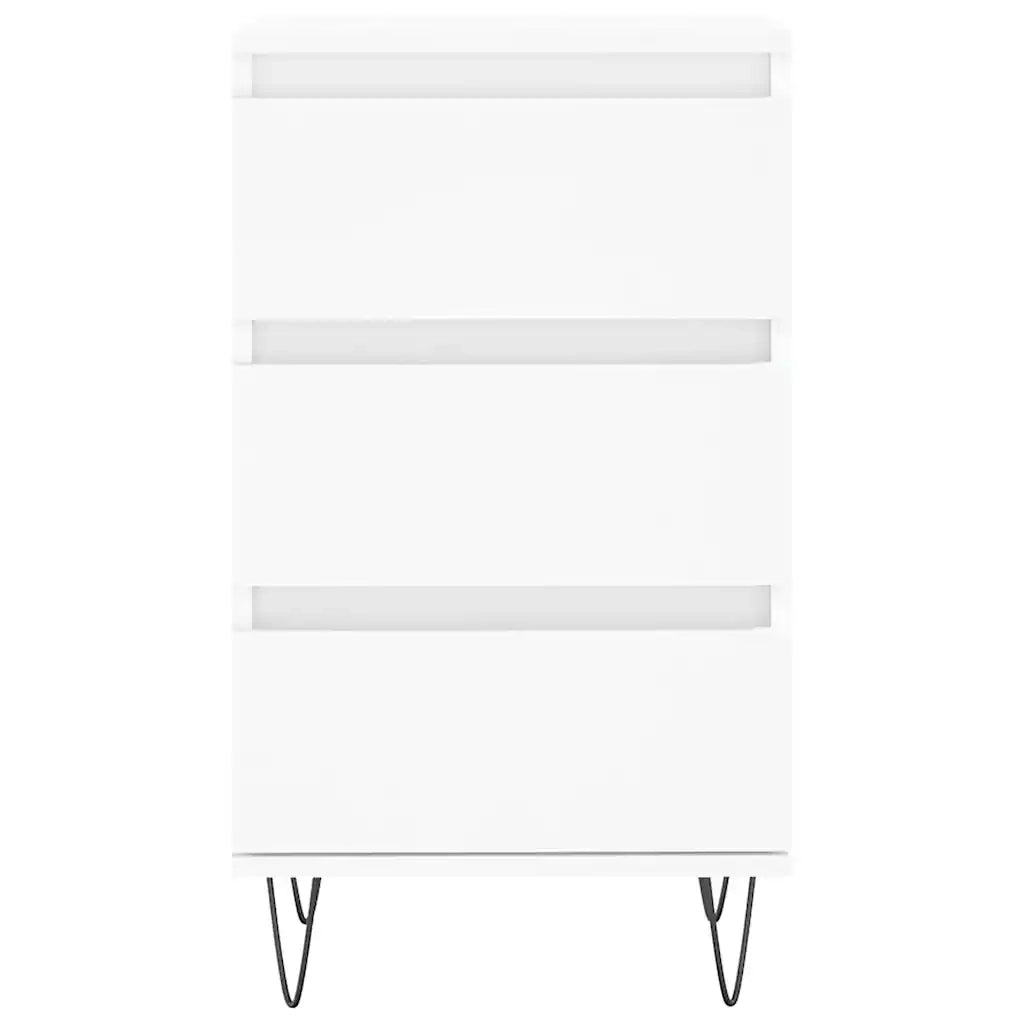Credenza-Buffet-Armadio da cucina Bianca 40x35x70 cm in Legno Multistrato 690331