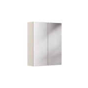 Mobile alto specchio BRAZZA - 2 porte - Colore marrone congo - L60 x H75 cm - Da appendere