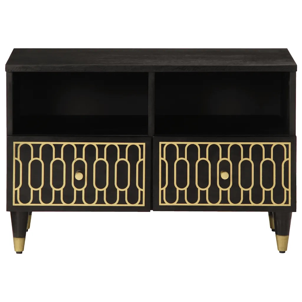 Mobile TV | Armadietto TV | Mobile Porta TV 70x33x46 cm in Legno Massello di Mango