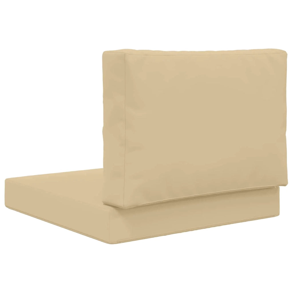Cuscino per divano da esterno Poliestere Beige 60 x 60 cm 900713