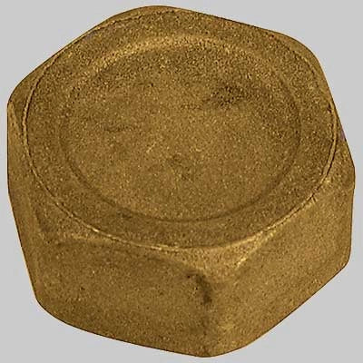 TAPPO FEMMINA OTTONE GIALLO  1/4     MADE IN ITALY