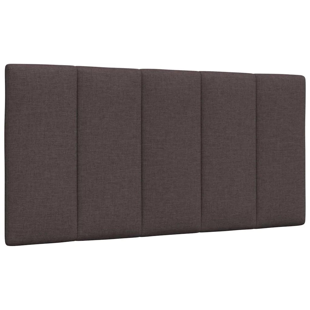 Cuscino Testiera Hanko Marrone Scuro 100 cm in Tessuto 4019152