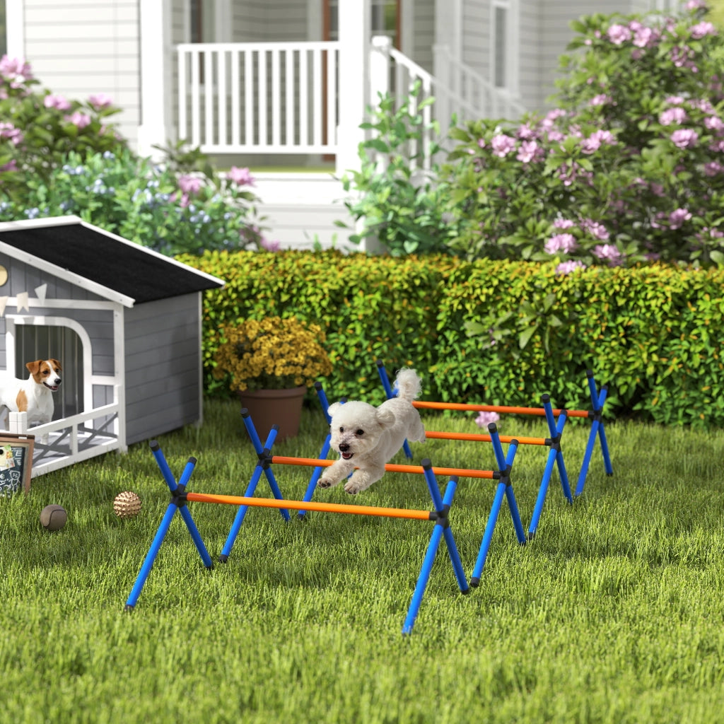 Set Agility per Cani ¨C Zephmum ¨C 4 Pezzi con Hurdle e Borsa