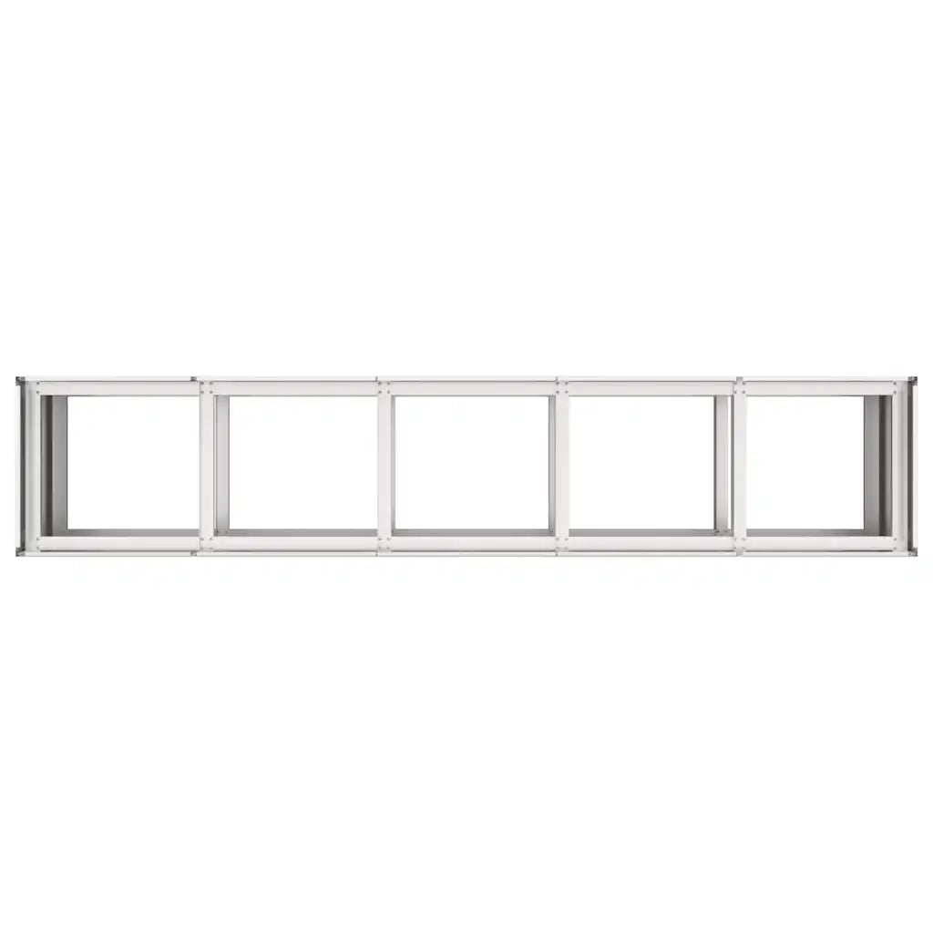 Fioriera-Vaso-Contenitore per Piante 200x40x80 cm in Acciaio Inox