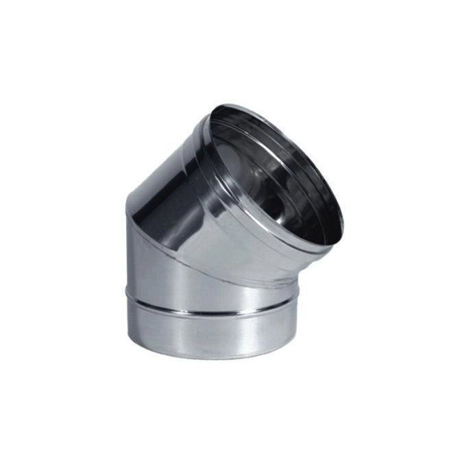 Ala 8018915689410 Gomito Inox Settori 45° Acciaio Inossidabile AISI 316L Finitura Lucida 25x10x5 cm colore Acciaio
