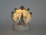 Decorazione natalizia luminosa con base 17 cm