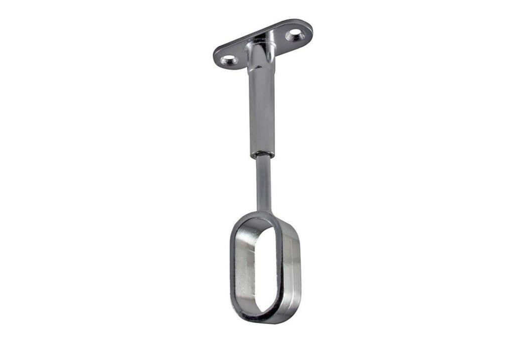 Supporti Centrali Per Tubo Ovale Cromo Pezzi 1 - Masidef