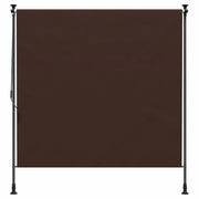 Tenda a rullo | Tenda avvolgibile Esterna Marrone 100 x 270 cm