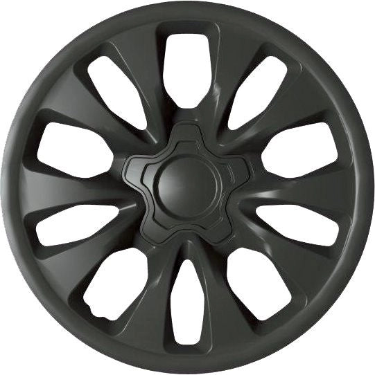 Borchie Copricerchio auto antracite singolo monte carlo 13'' in ABS