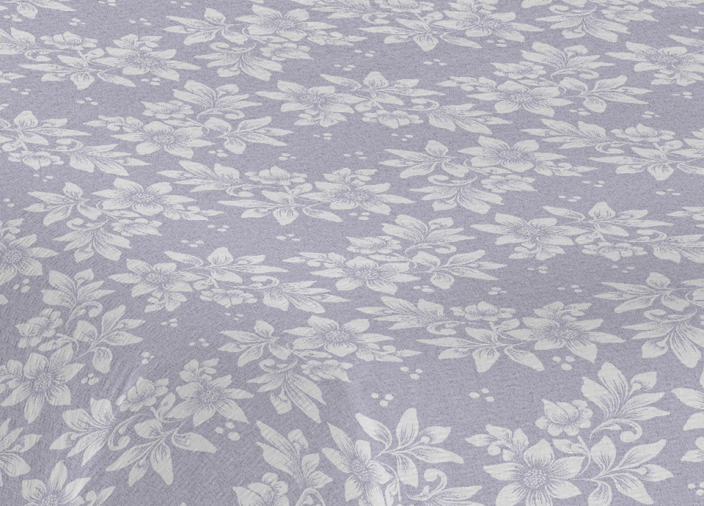 Copriletto Piquet Primavera Estate 100% Cotone Sofia Disegno Olivia - Matrimoniale - Grigio