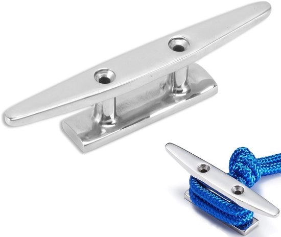 Cleat di ormeggio in acciaio inossidabile - Vervicabile - Fermo ormeggio per imbarcazioni - Fissaggio della corda - Molteplici applicazioni - Duraturo - Resistente al tempo - Cleat di ormeggio per doccia