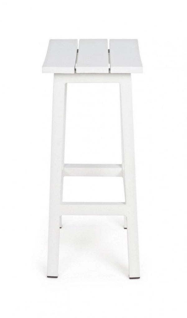 Sgabello Bar 41,8x31x71h cm Skipper Bianco