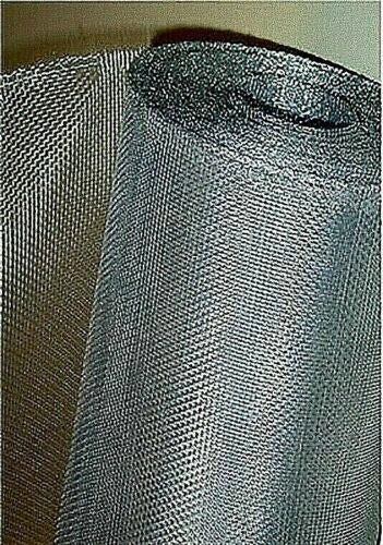 Rete Zanzariera 150 cm X 7 metri Alluminio Americana 18/16 Grigia   