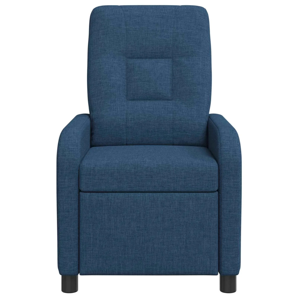 Poltrona Massaggiante Blu Tessuto 42035041