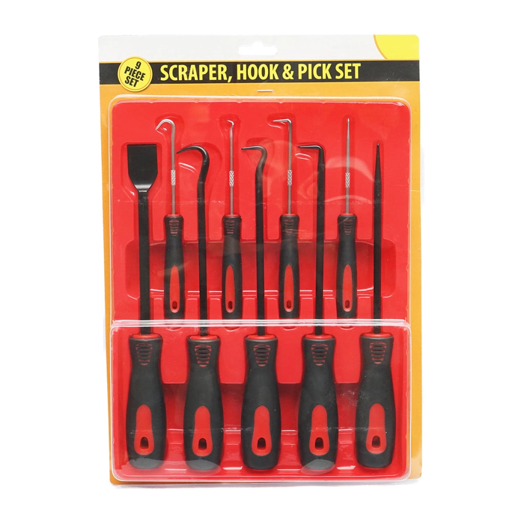 Set di 9 ganci per rimuovere guarnizioni, Breckner Germany