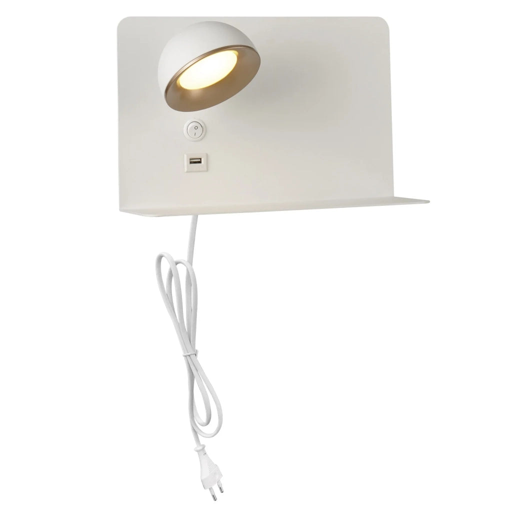 LÚZETE - LUCE DA PARETE LED 5W 4000K BIANCO OCÉANE