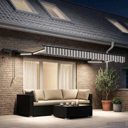 Cornice per Tenda Manuale con LED 3,5 x 2,5 m 3426003