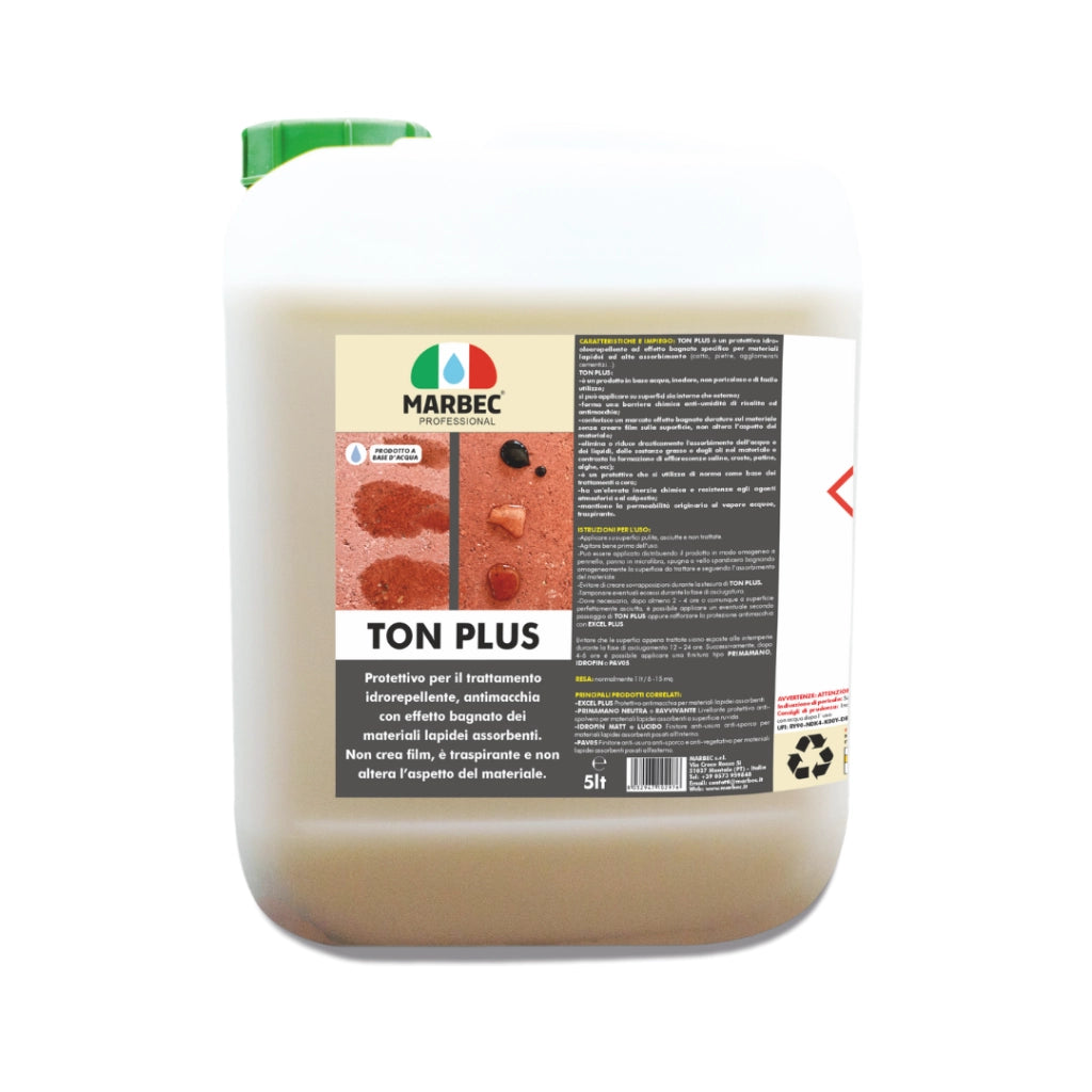 Protettivo effetto bagnato per pietre e cotto TON PLUS   5LT