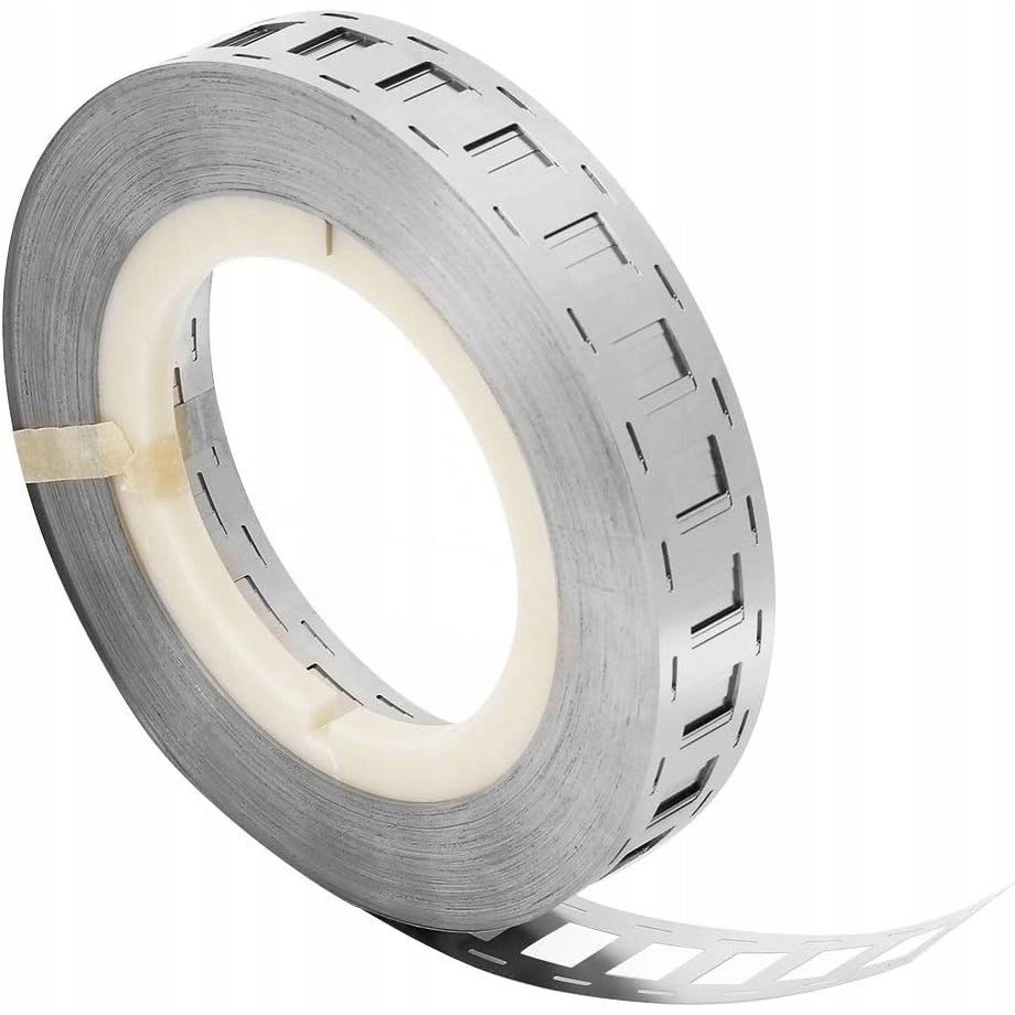 Nastro in Acciaio Nichelato 27x0,15mm – Alta Resistenza e Conduttività | 1m | Per Saldatura Celle a Batteria