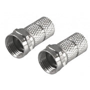 SET 2 SPINOTTI TIPO F PER CAVI SATELLITARI DA 5M