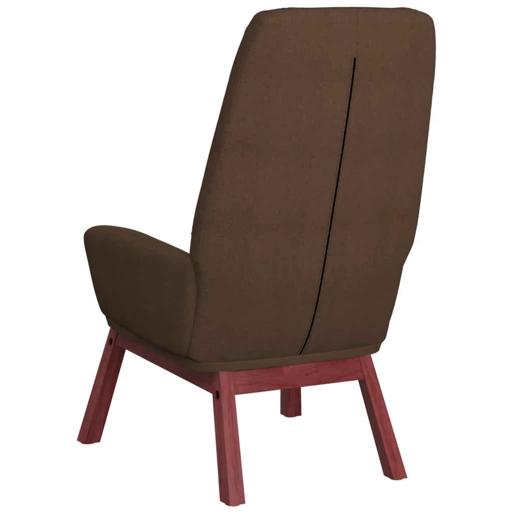 Poltrona Relax Marrone in Tessuto 341386