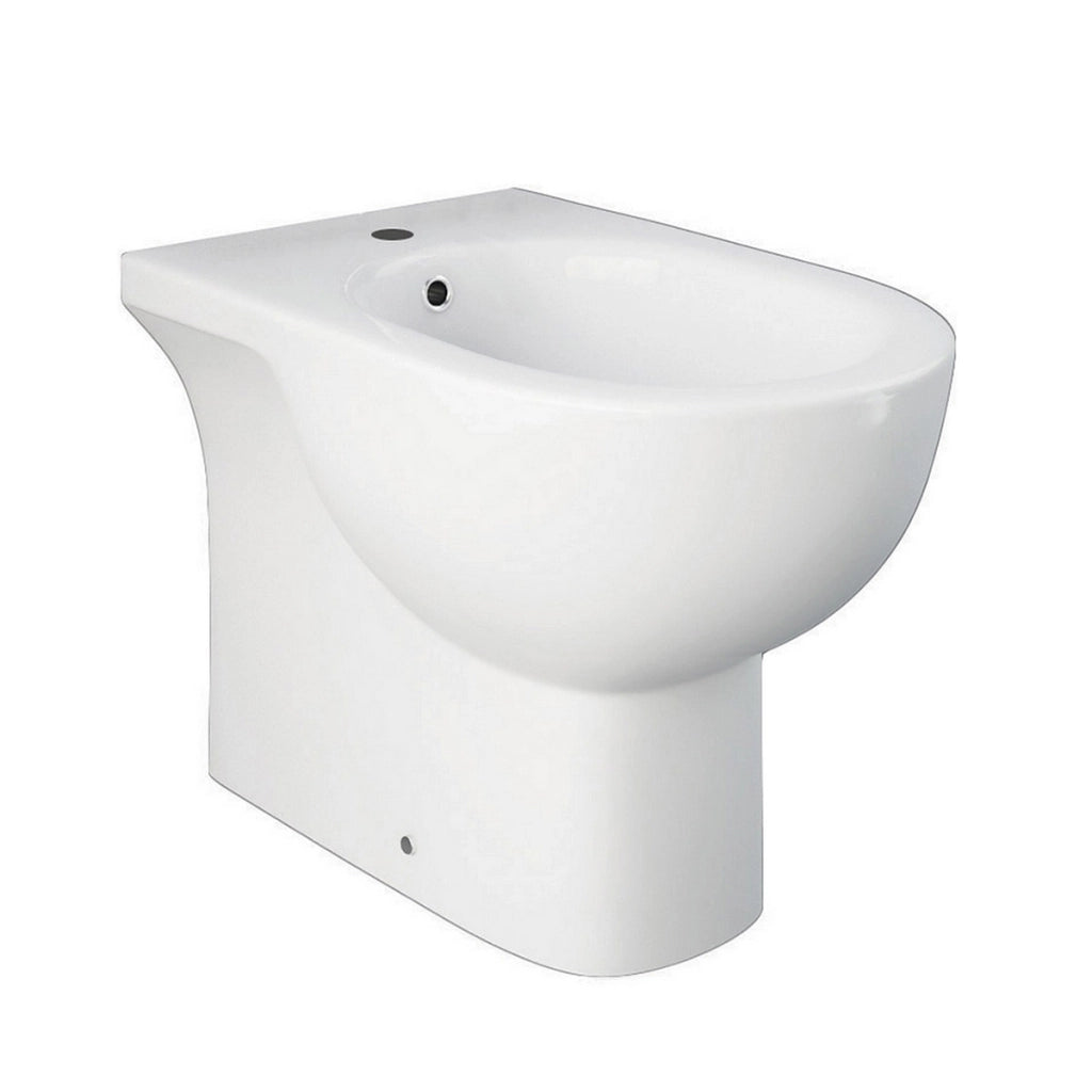 Bidet filo muro con erogazione rubinetto