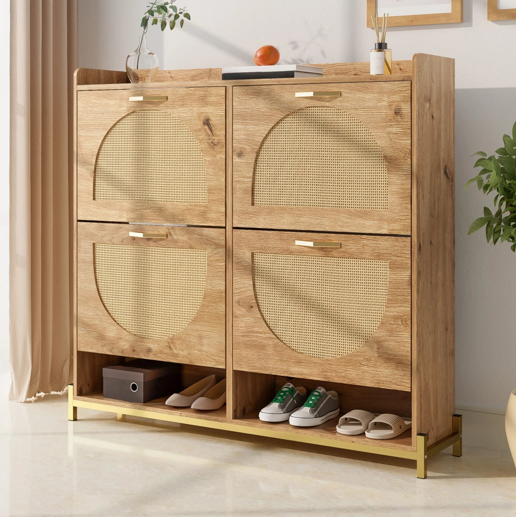 Scarpiera salvaspazio in MDF 108,5x24x100 cm