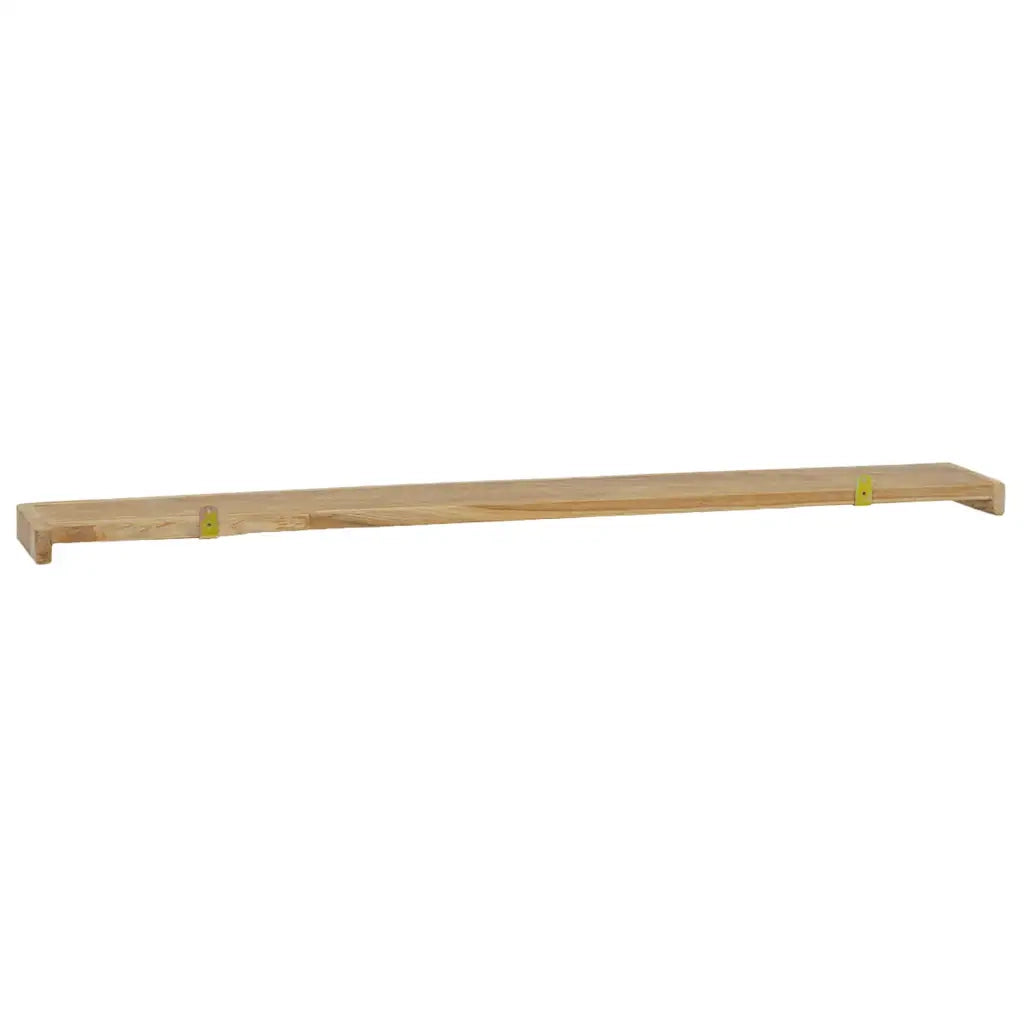 Mensole da Parete 2 pz 110x15x4 cm in Legno Massello di Teak 340757