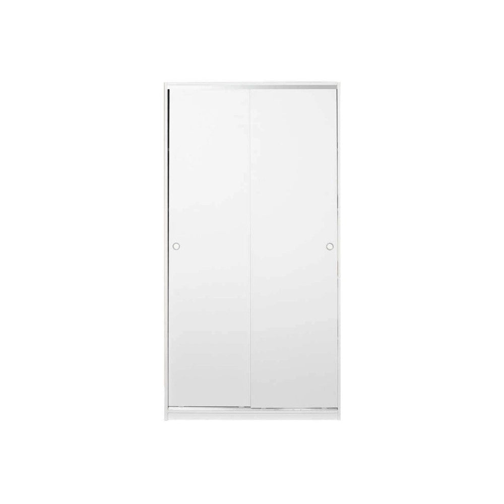 Armadio 2 ante scorrevoli 5 ripiani SWD4352023 colore bianco